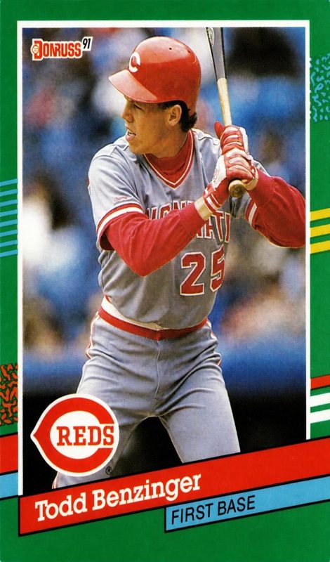 Todd Benzinger, 1991 Donruss Baseball