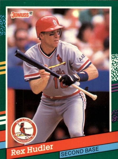 Rex Hudler, 1991 Donruss Baseball