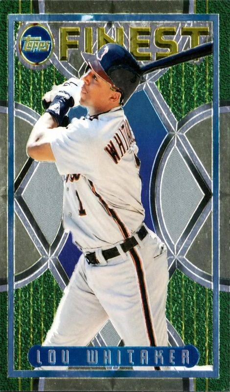 Lou Whitaker, 1995 Topps Finest Baseball