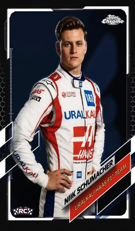 Mick Schumacher, 2021 Topps Chrome F1 Racing
