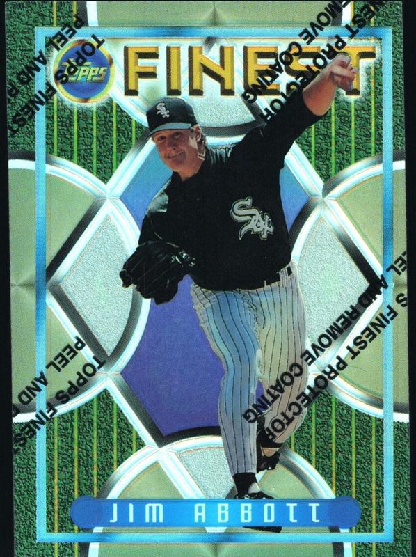 Jim Abbott, 1995 Topps Finest Baseball