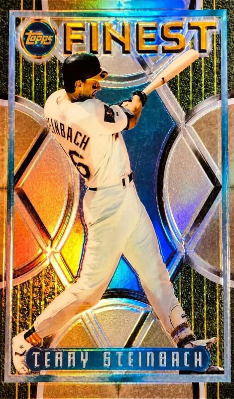 Terry Steinbach, 1995 Topps Finest Baseball