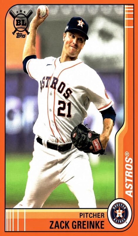 Zack Greinke, 2021 Topps Big League Baseball