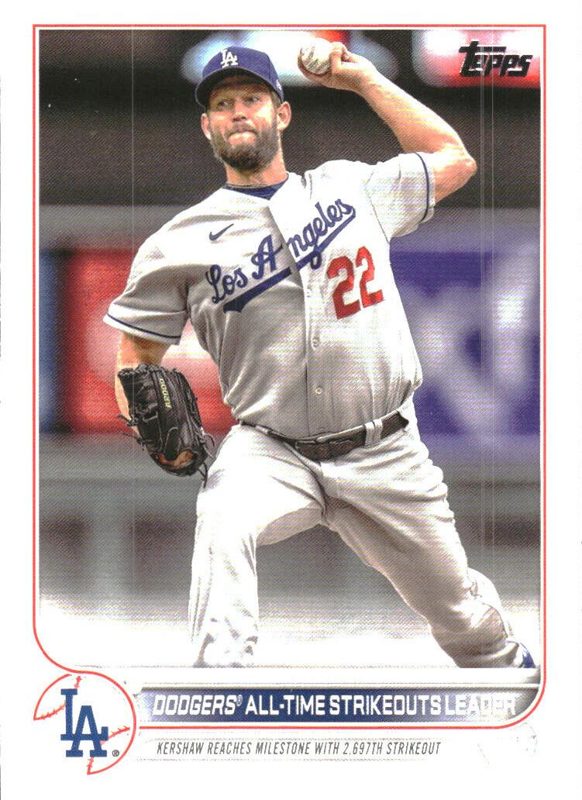 Clayton Kershaw, 2022 Topps Update Baseball