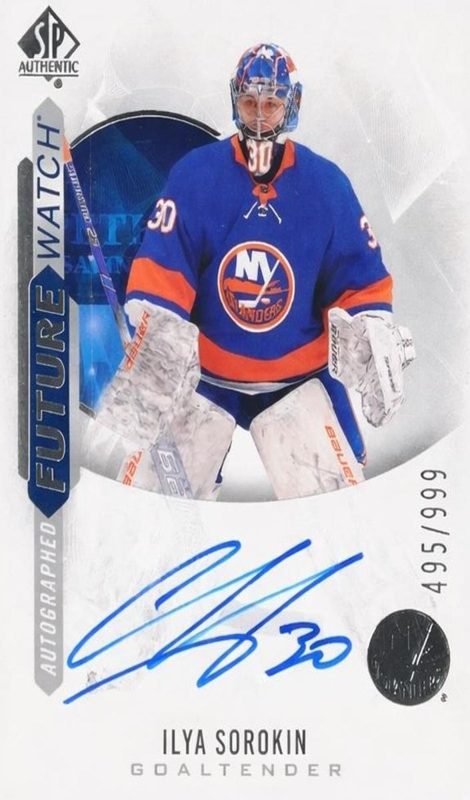Ilya Sorokin, 2020 SP Authentic Hockey