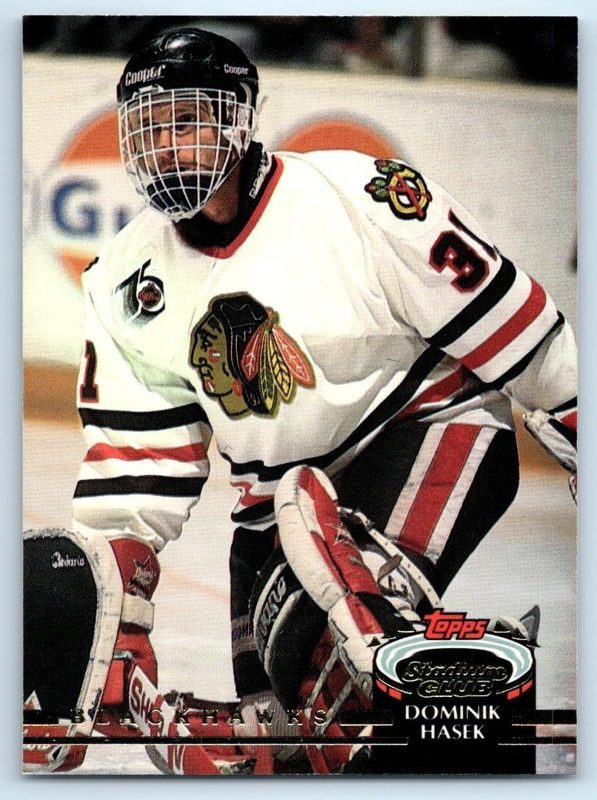 Dominik Hasek, 1992 Topps Stadium Club Hockey
