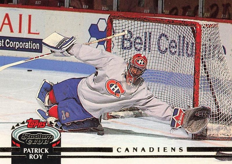 Patrick Roy, 1992 Topps Stadium Club Hockey