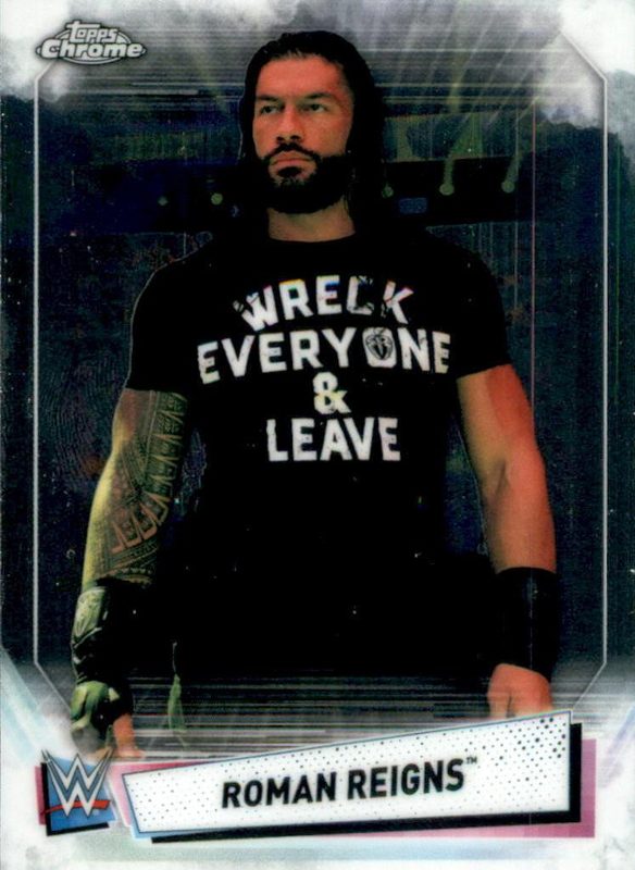 Roman Reigns, 2021 Topps Chrome WWE Wrestling
