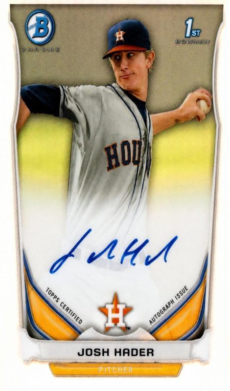 Josh Hader, 2014 Bowman Chrome Prospects Baseball