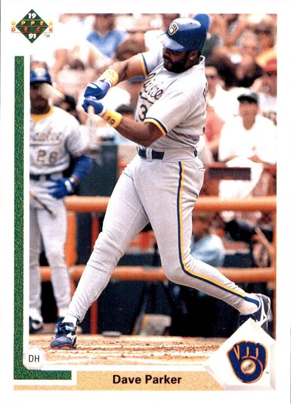 Dave Parker, 1991 Upper Deck Baseball