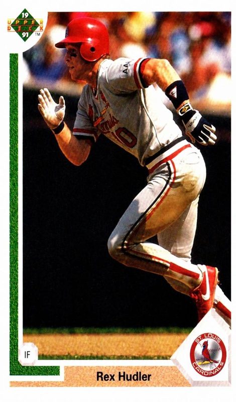 Rex Hudler, 1991 Upper Deck Baseball