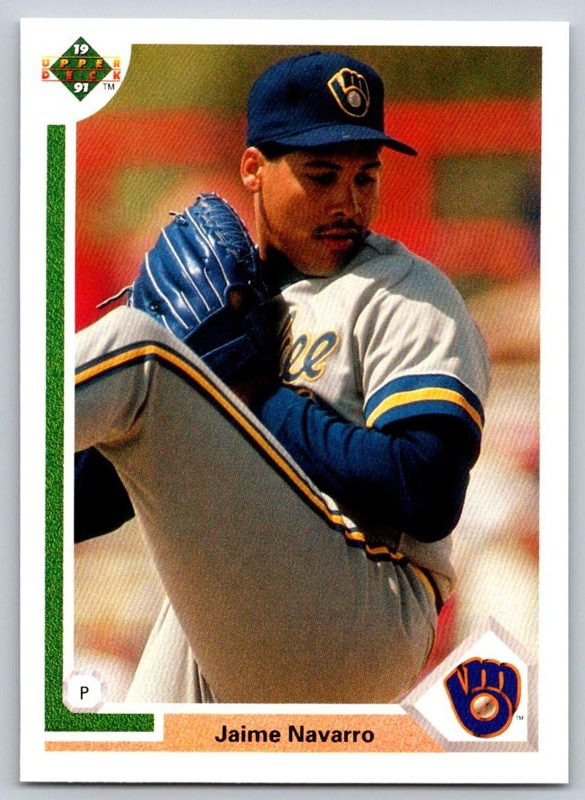 Jaime Navarro, 1991 Upper Deck Baseball