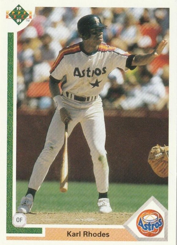 Karl Rhodes, 1991 Upper Deck Baseball