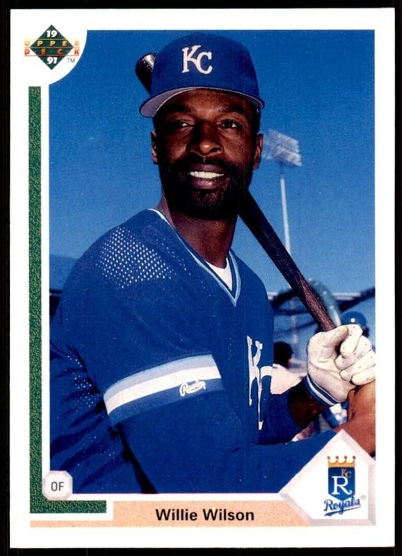 Willie Wilson, 1991 Upper Deck Baseball