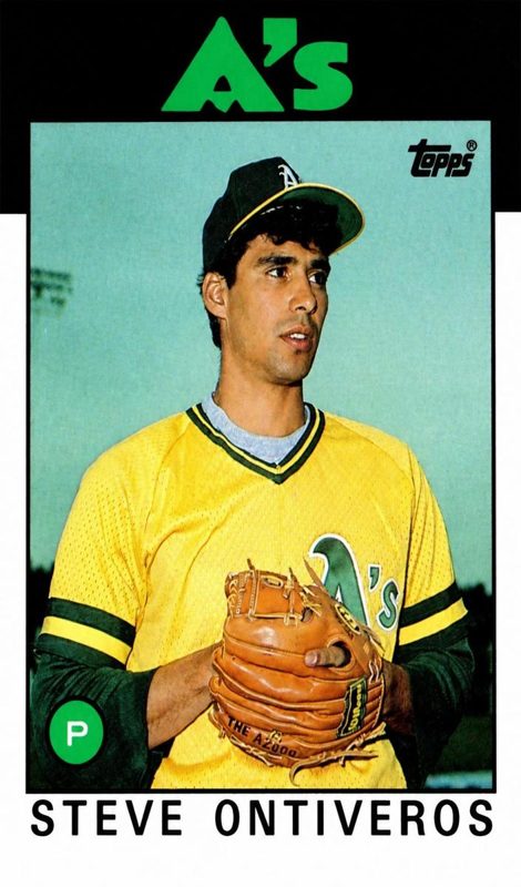 Steve Ontiveros, 1986 Topps Baseball