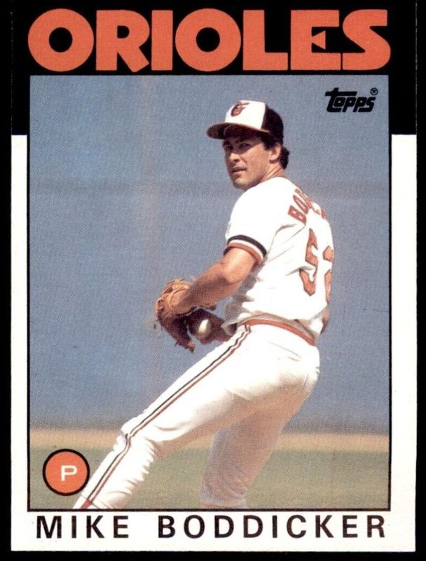 Mike Boddicker, 1986 Topps Baseball
