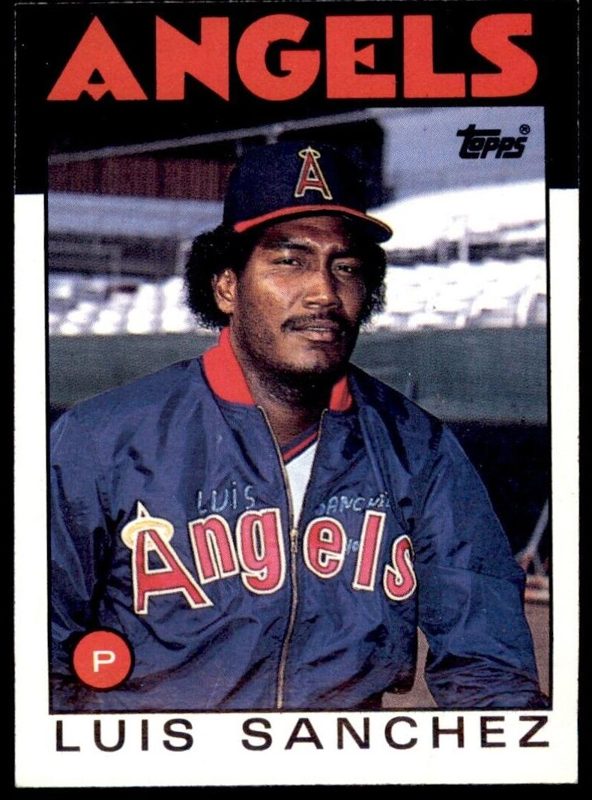 Luis Sanchez, 1986 Topps Baseball