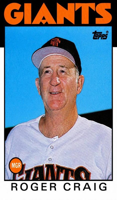Roger Craig, 1986 Topps Baseball
