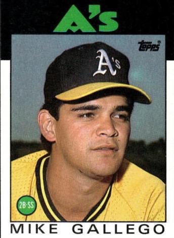 Mike Gallego, 1986 Topps Baseball