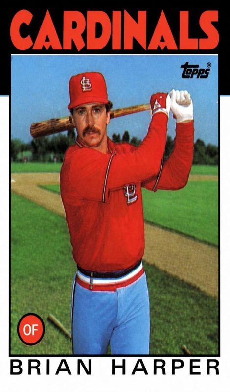 Brian Harper, 1986 Topps Baseball