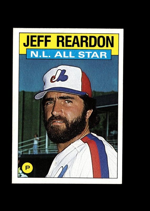 Jeff Reardon, 1986 Topps Baseball