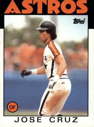 Jose Cruz, 1986 Topps Baseball