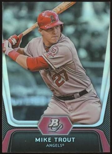 Mike Trout, 2012 Bowman Platinum Baseball