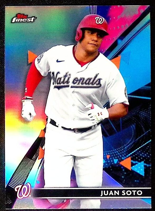 Juan Soto, 2021 Topps Finest Baseball