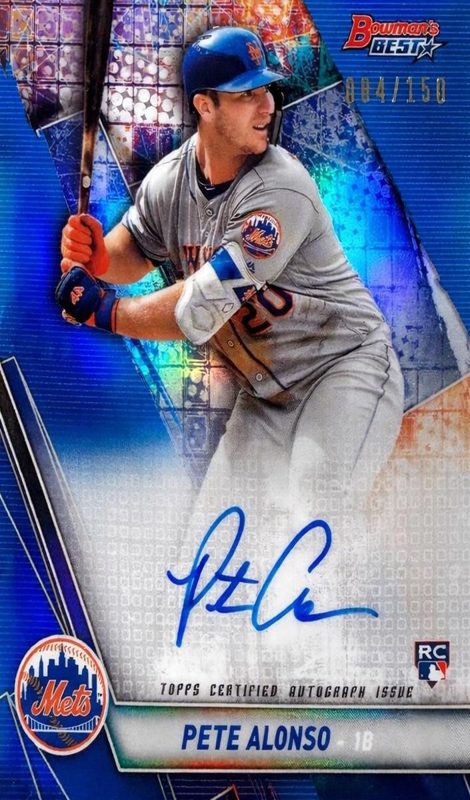 Pete Alonso, 2019 Bowman's Best Baseball