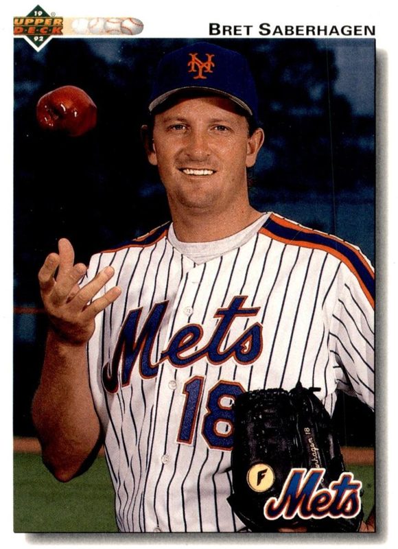 Bret Saberhagen, 1992 Upper Deck Baseball