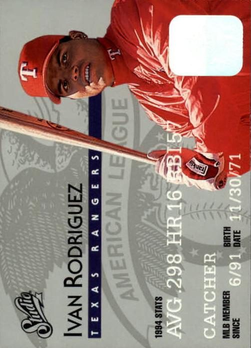 Ivan Rodriguez, 1995 Studio Baseball