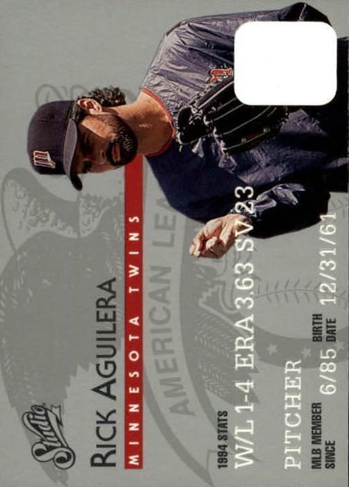 Rick Aguilera, 1995 Studio Baseball