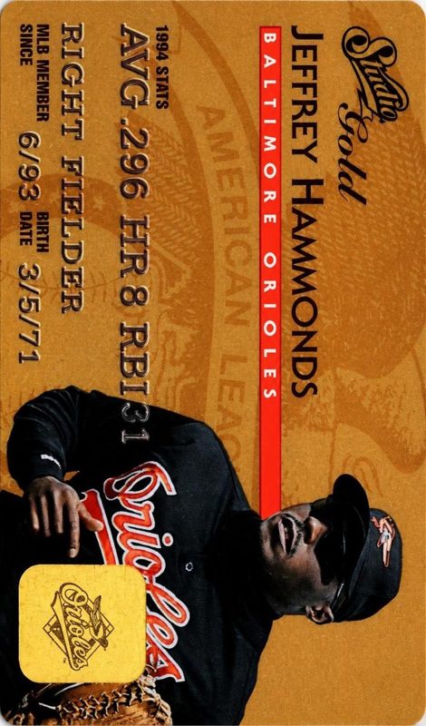 Jeffrey Hammonds, 1995 Studio Baseball