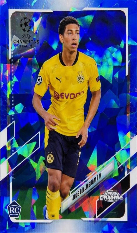 Jude Bellingham, 2020 Topps Chrome Sapphire UEFA Champions League Soccer