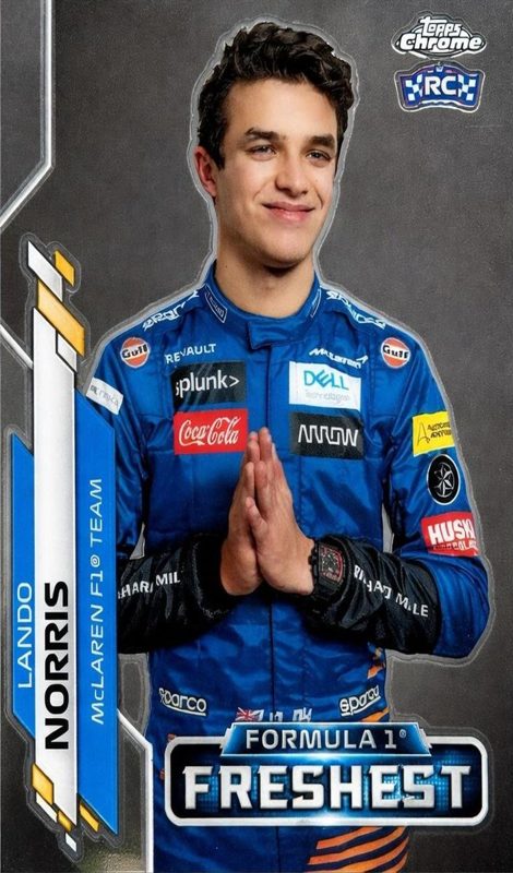 Lando Norris, 2020 Topps Chrome F1 Racing