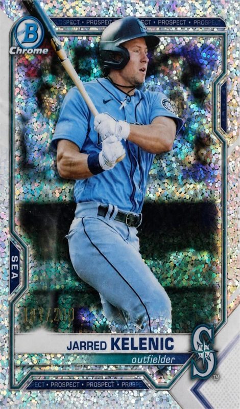 Jarred Kelenic, 2021 Bowman Chrome Prospects Baseball