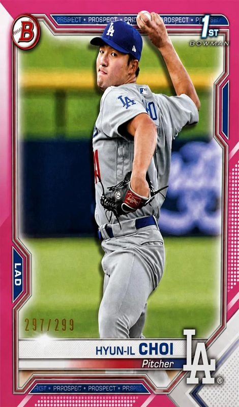 Hyun-il Choi, 2021 Bowman Paper Prospects Baseball