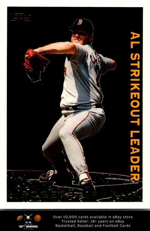 Roger Clemens, 1995 Topps Baseball