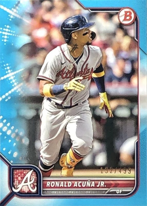 Ronald Acuna Jr., 2022 Bowman Baseball