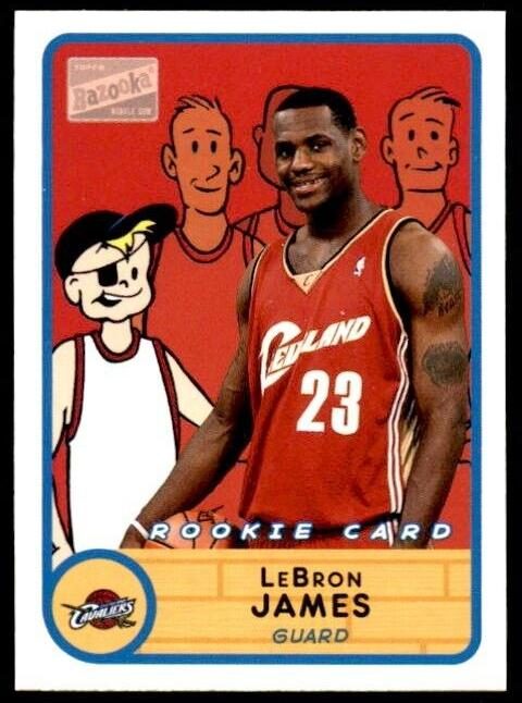 LeBron James, 2003 Topps Bazooka Basketball
