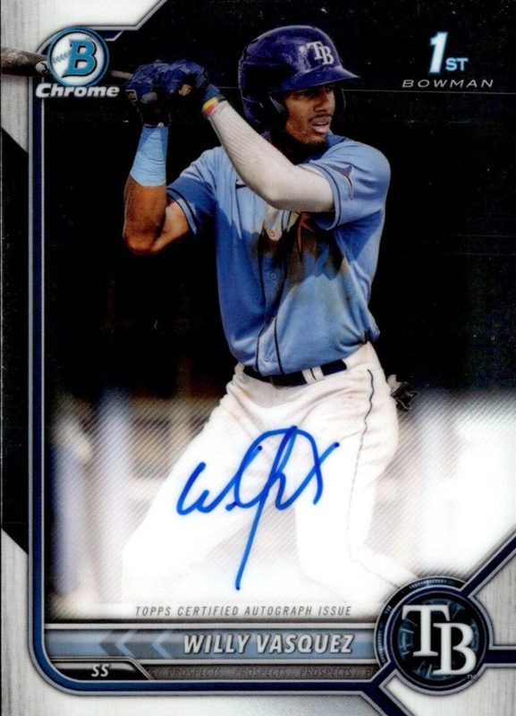 Willy Vasquez, 2022 Bowman Chrome Prospects Baseball