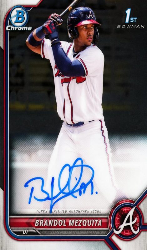 Brandol Mezquita, 2022 Bowman Chrome Prospects Baseball
