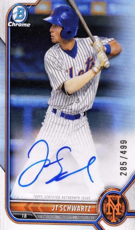 JT Schwartz, 2022 Bowman Chrome Prospects Baseball