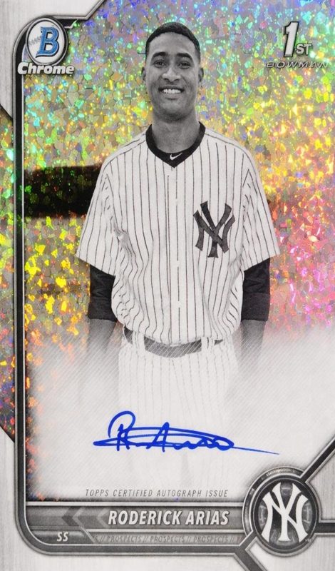 Roderick Arias, 2022 Bowman Chrome Prospects Baseball