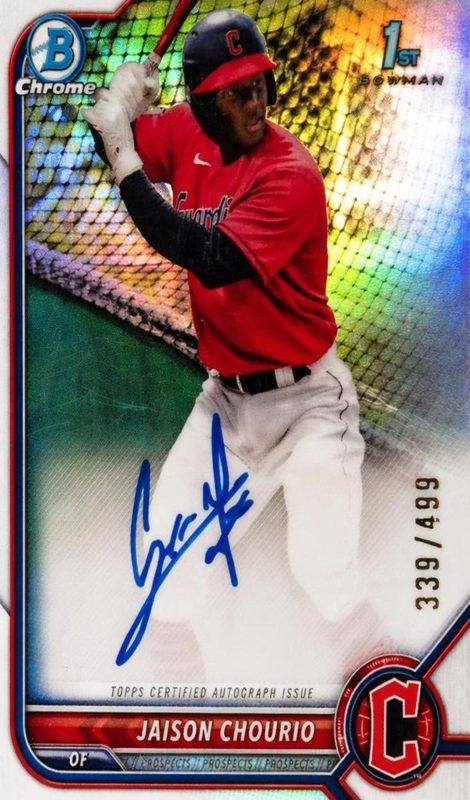 Jaison Chourio, 2022 Bowman Chrome Baseball