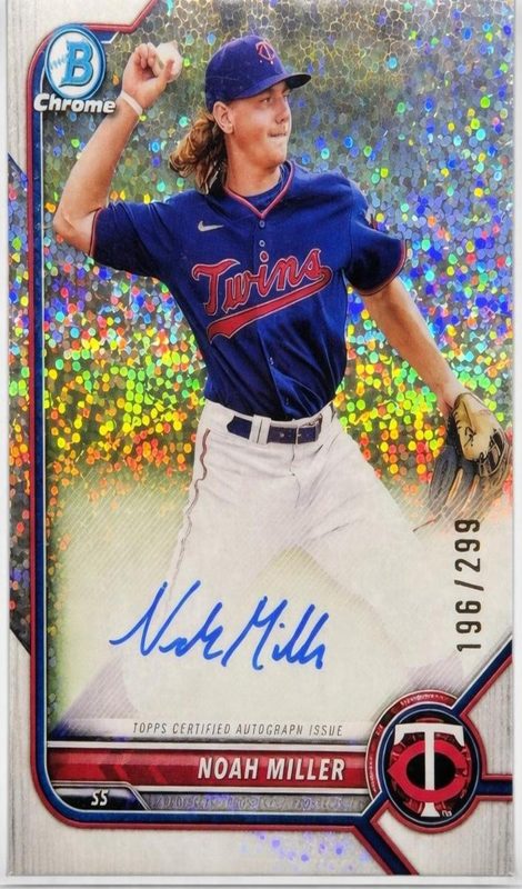 Noah Miller, 2022 Bowman Chrome Prospects Baseball