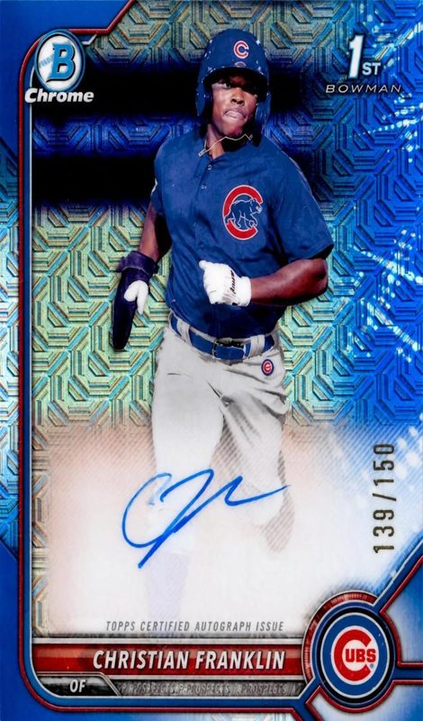 Christian Franklin, 2022 Bowman Chrome Prospects Baseball
