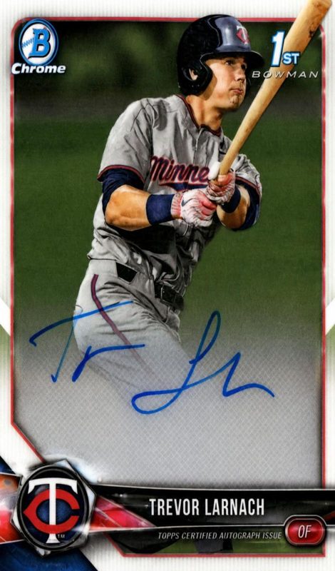 Trevor Larnach, 2018 Bowman Chrome Draft Baseball
