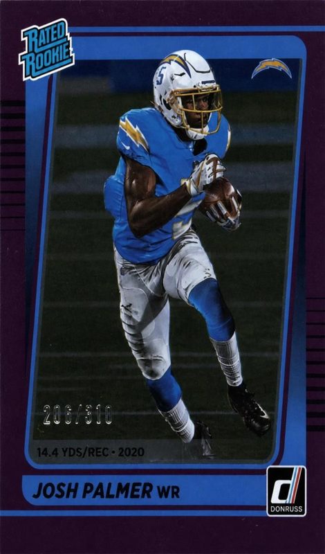 Josh Palmer, 2021 Panini Donruss Football