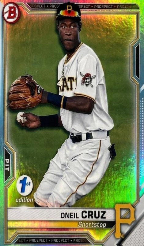 Oneil Cruz, 2021 Bowman 1st Edition Baseball